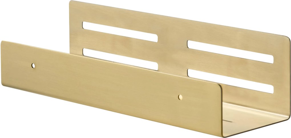 Ben Kurv planchet 30x9,6x8cm geborsteld messing