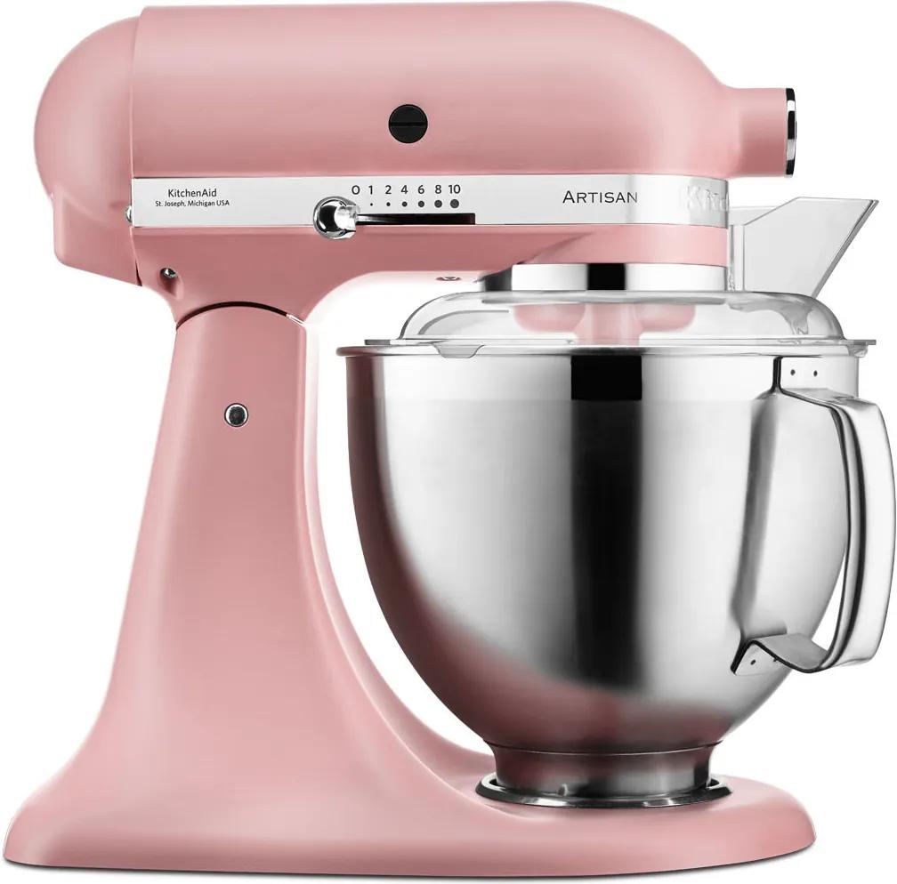 KitchenAid Artisan keukenmachine 4,8 liter 5KSM185PS - poederdoos roze