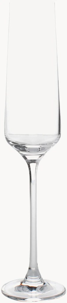 Champagneglazen Mystique van kristalglas, 4-delig