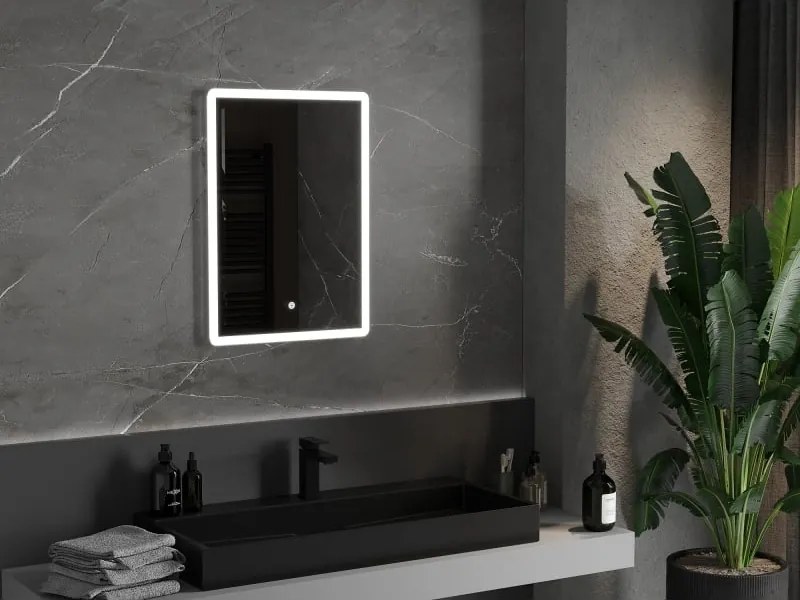 Mexen Navia verlicht badkamer spiegel 50 x 70 cm, LED 6000K, anti-condens - 9803-050-070-611-00