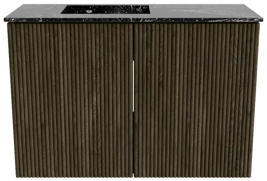 Mondiaz Joya DLux 60cm toiletmeubel shadow met wastafel faye links 1 kraangat lava