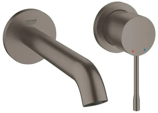 GROHE Essence New Wastafelkraan Inbouw - uitloop 18.3cm - M-size - brushed hard graphite 19408al1