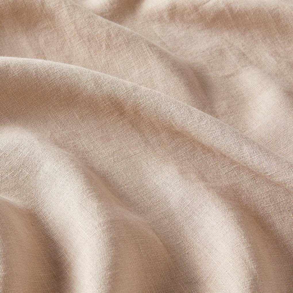 Linnen schermgordijn, met aangerimpelde bies en wave, ELBA