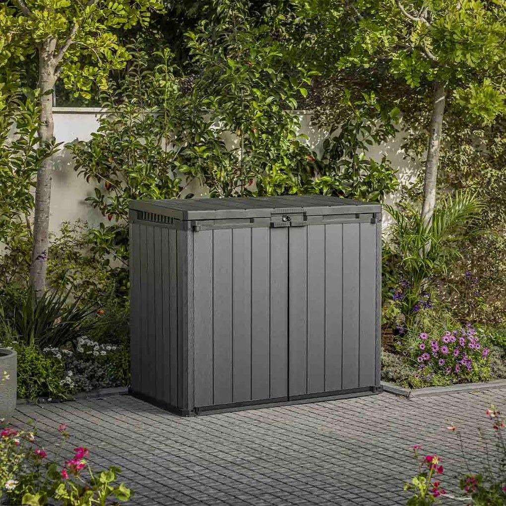 Keter Store it Out Darwin opbergbox 1100L - donkergrijs