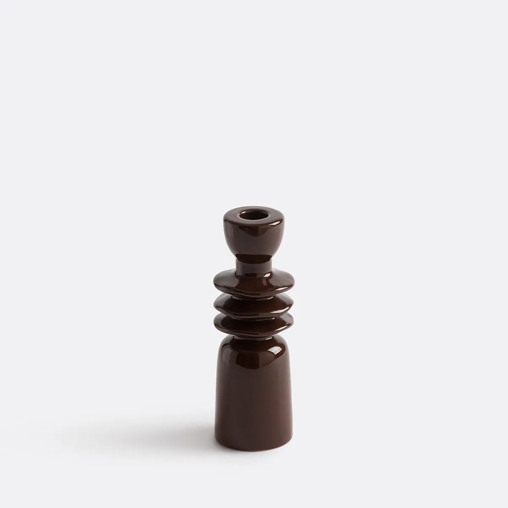 Keramische kandelaar H18 cm, Greta