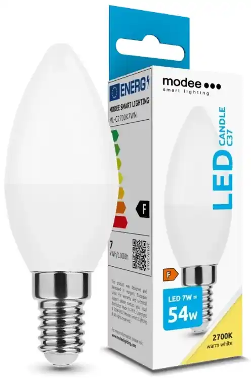 Set van 2 smart E14 LED lampen B35 4,9W 470 lm 2200-4000K