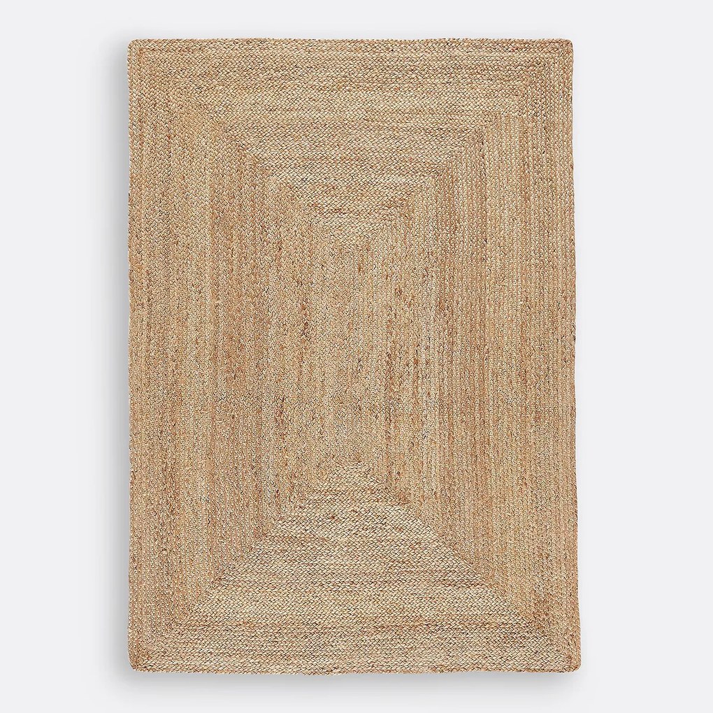 Rechthoekig jute vloerkleed XL, Aftas