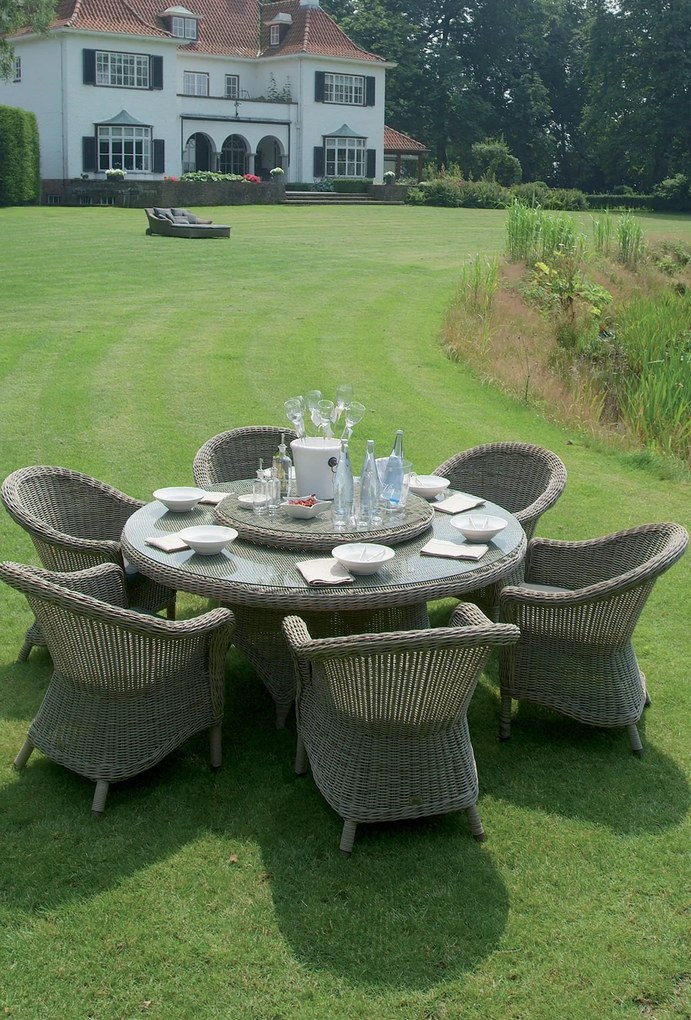 4 Seasons Outdoor Chester tuinset met Victoria tafel  Tuinset    beige weerbestendig