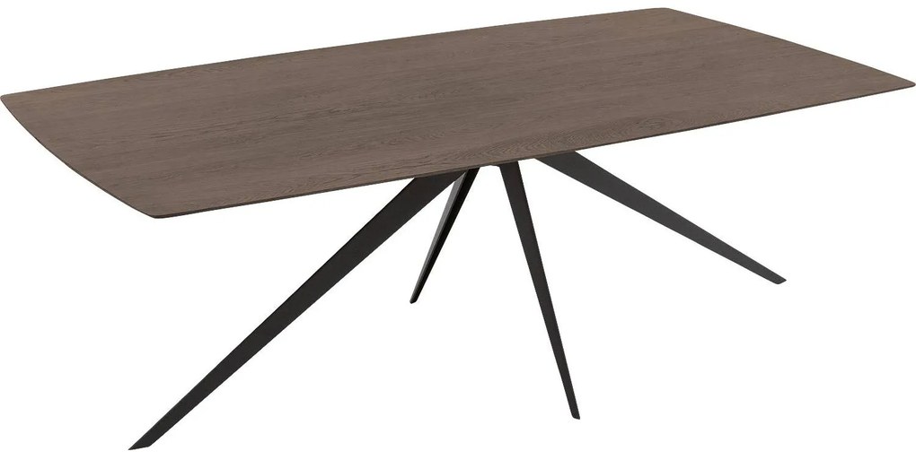 Goossens Excellent Eettafel Uniek, Semi rechthoekig 180 x 100 cm