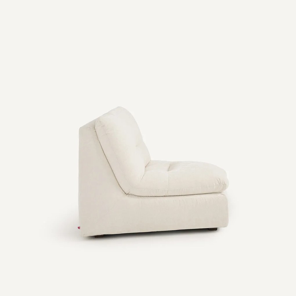 Modulaire hoekzetel in chenille fluweel, Giuliano