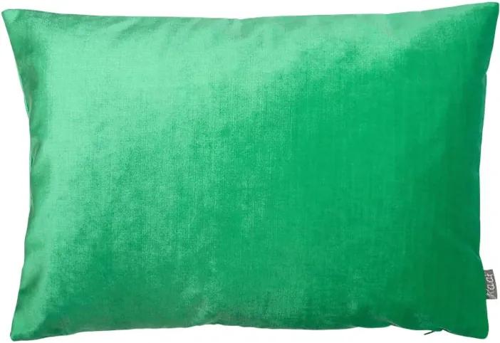 Kussen groen fluor langwerpig, Lux Met binnenkussen 50 x 35 cm