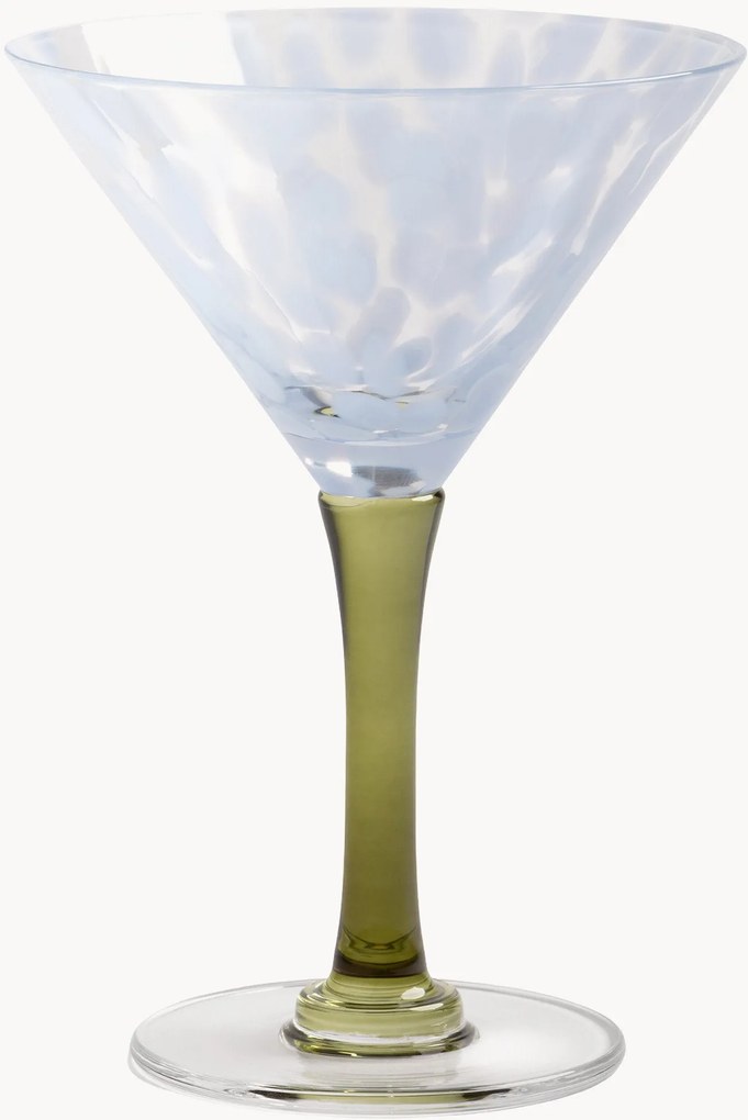 Mondgeblazen coupes Rialto van sodalimeglas, 2-delig