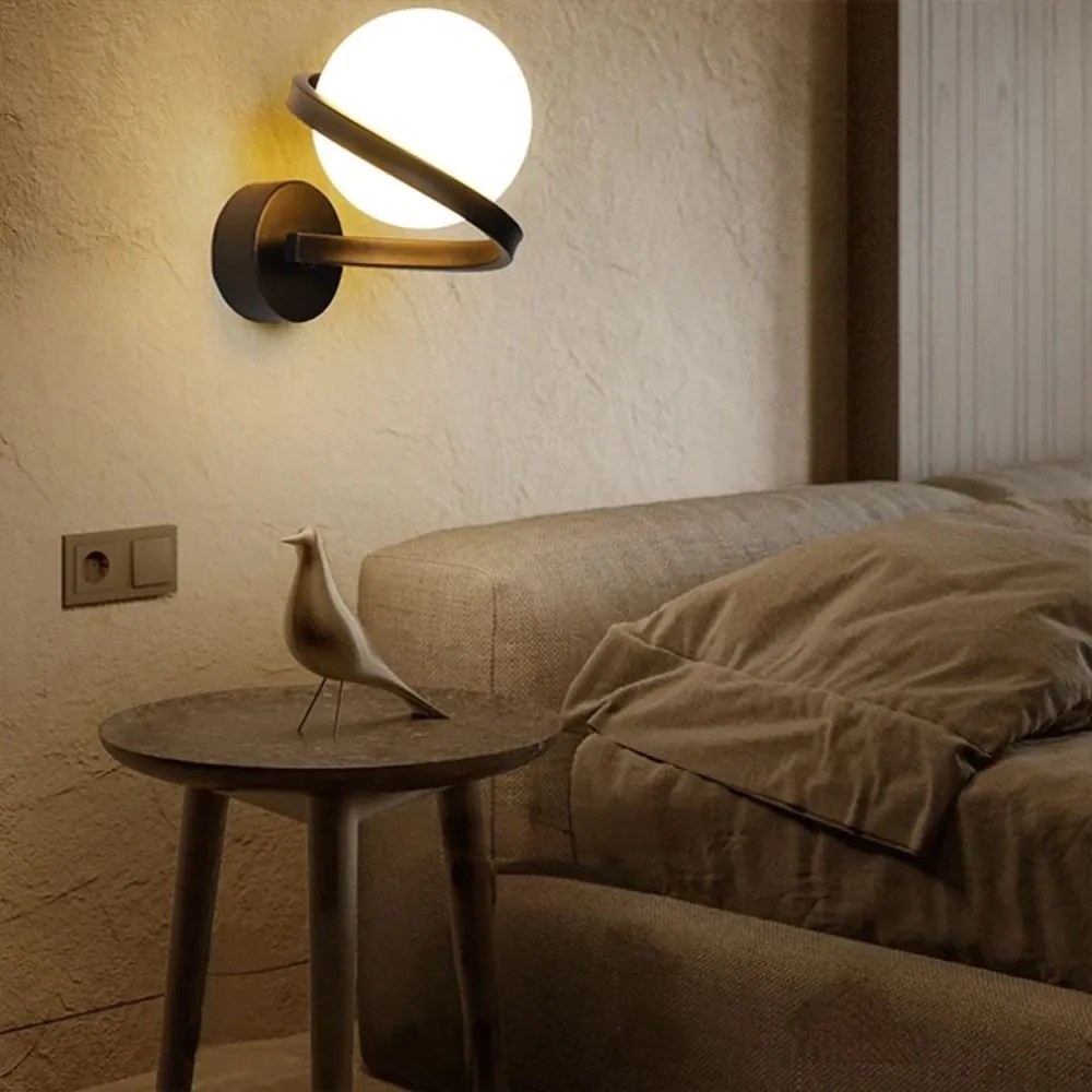 WANDLAMP APP1209-1W  Black