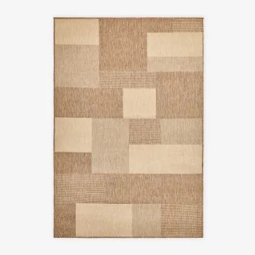 Rechthoekig Buitenkleed Van Polypropyleen Bridget Natuurlijke Kleuren & 300 X 200 Cm - Sklum