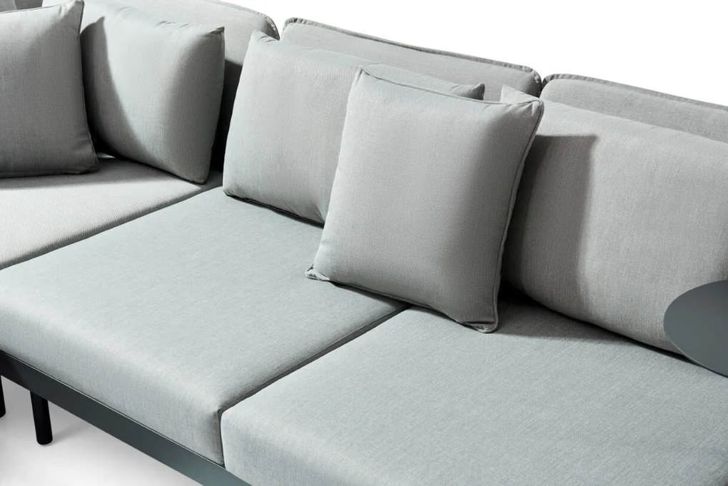 DATHO OUTDOOR Hoek Loungeset - Bali - Antraciet - Datho Outdoor