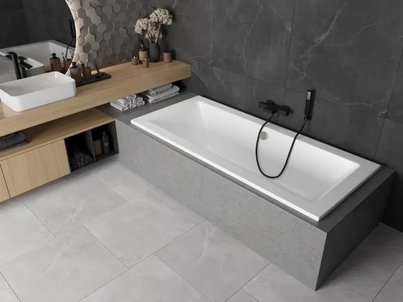 Mexen Cube rechthoekig bad 190 x 90 cm, wit - 55051909000