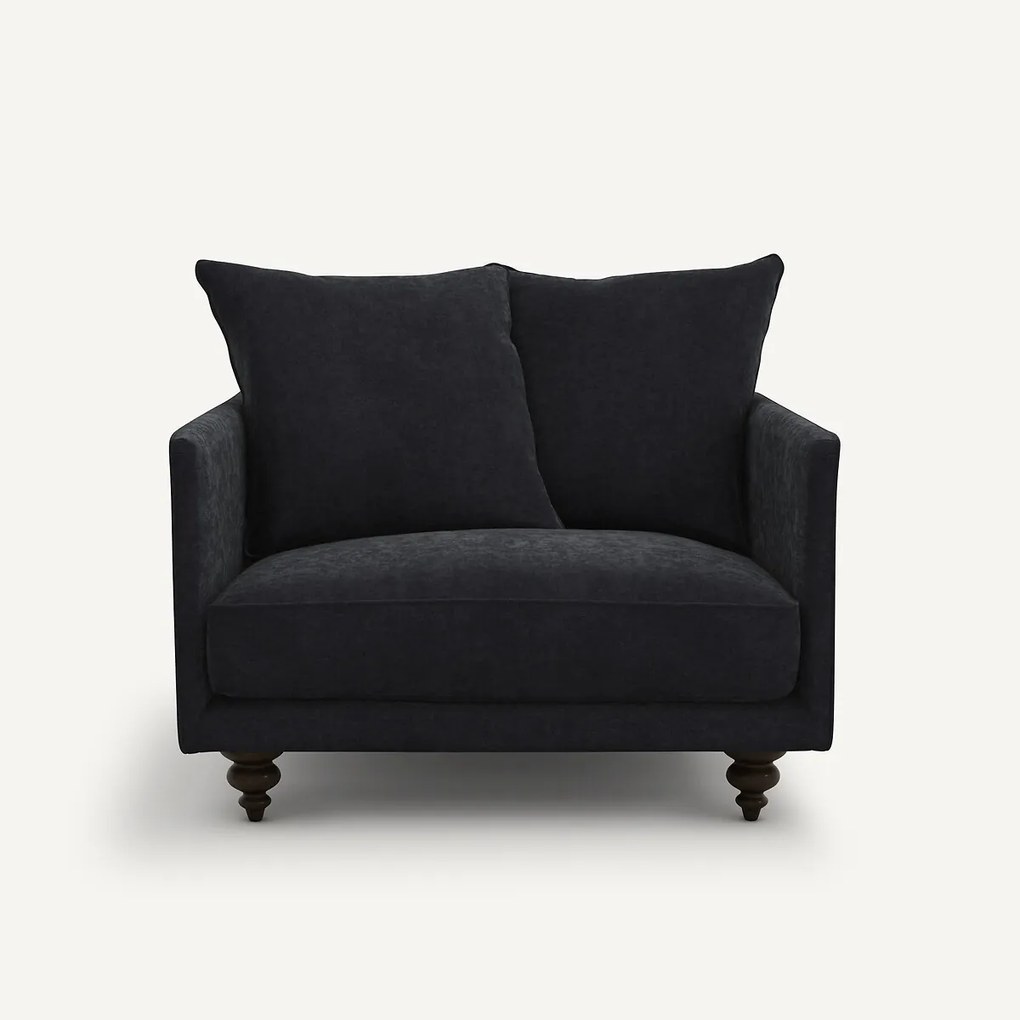 Fauteuil viscose/polyester, Lazare