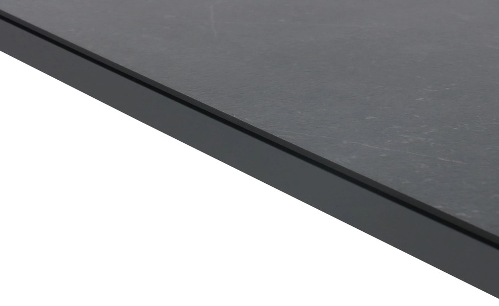 Tuinset 6 personen 220 cm Aluminium/textileen Grijs Hartman Sitges/Mateo