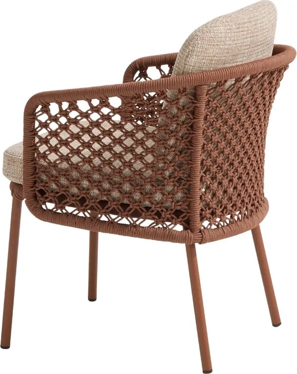 4 Seasons Outdoor Vista tuinstoel Spicy Tuinstoel   beige weerbestendig