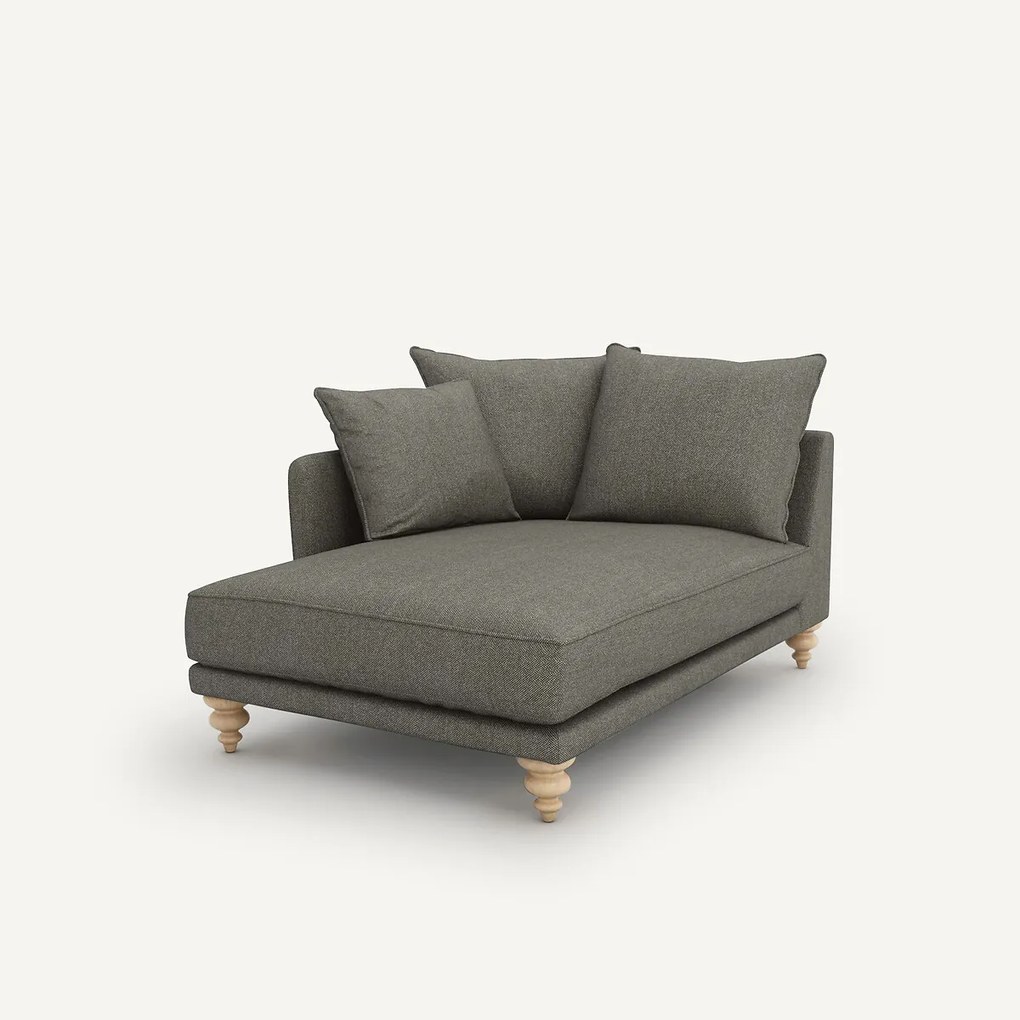 Tweed longchair, Lazare