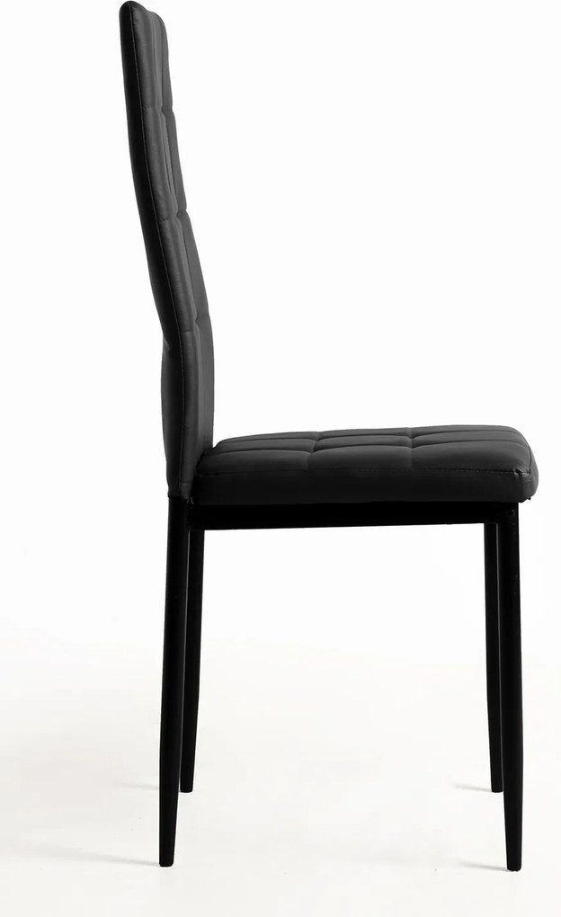 Set 4 Lan Kunstlederen Stoelen