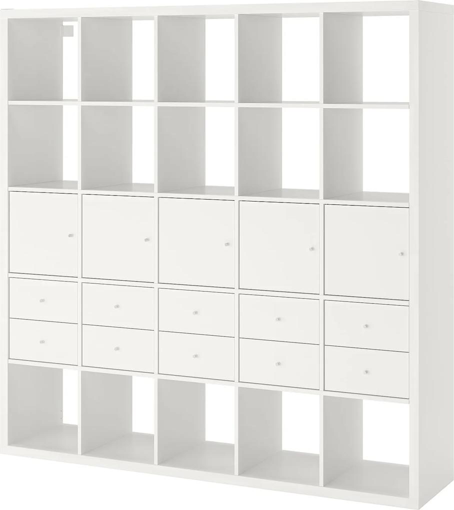 IKEA KALLAX Open kast met 10 inzetten 182x182 cm Wit Wit - lKEA