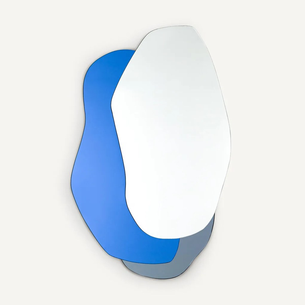 Gefragmenteerde tweekleurige spiegel H95 cm, Strato