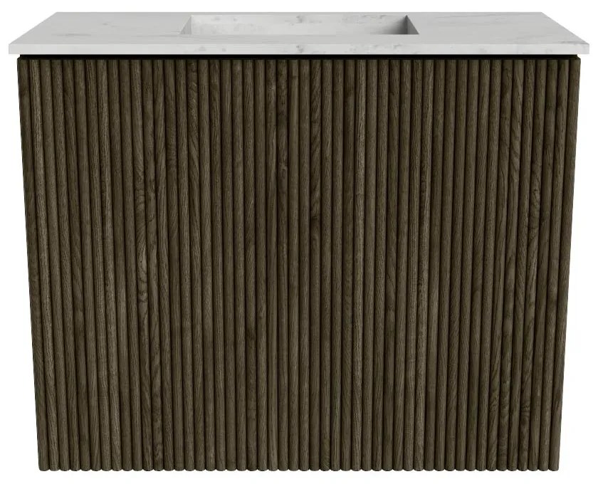 Mondiaz Joya DLux 50cm toiletmeubel shadow met wastafel faye midden zonder kraangat opalo