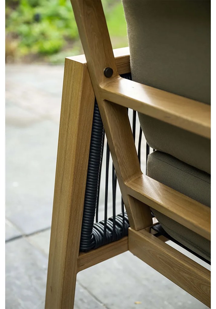 Garden Impressions San Capri loungeset 4-delig - light teak aluminium