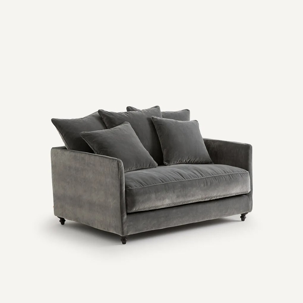 2-zits omvormbare zetel van fluweel, Lazare