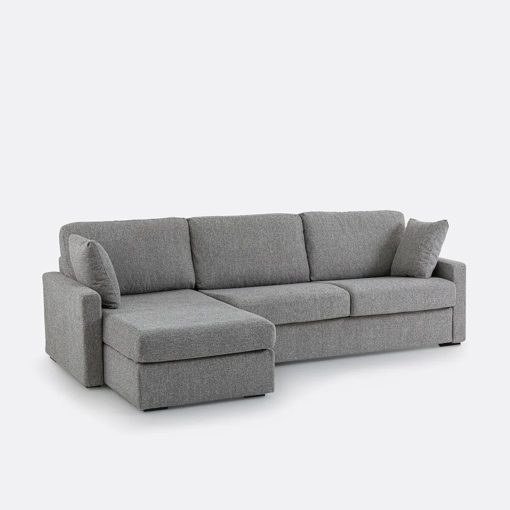 Gestructureerde gemêleerde hoekslaapbank, schuim, Timor