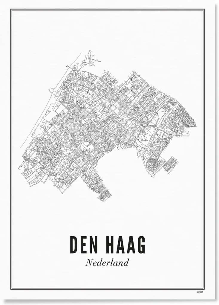 WIJCK Den Haag Stad print