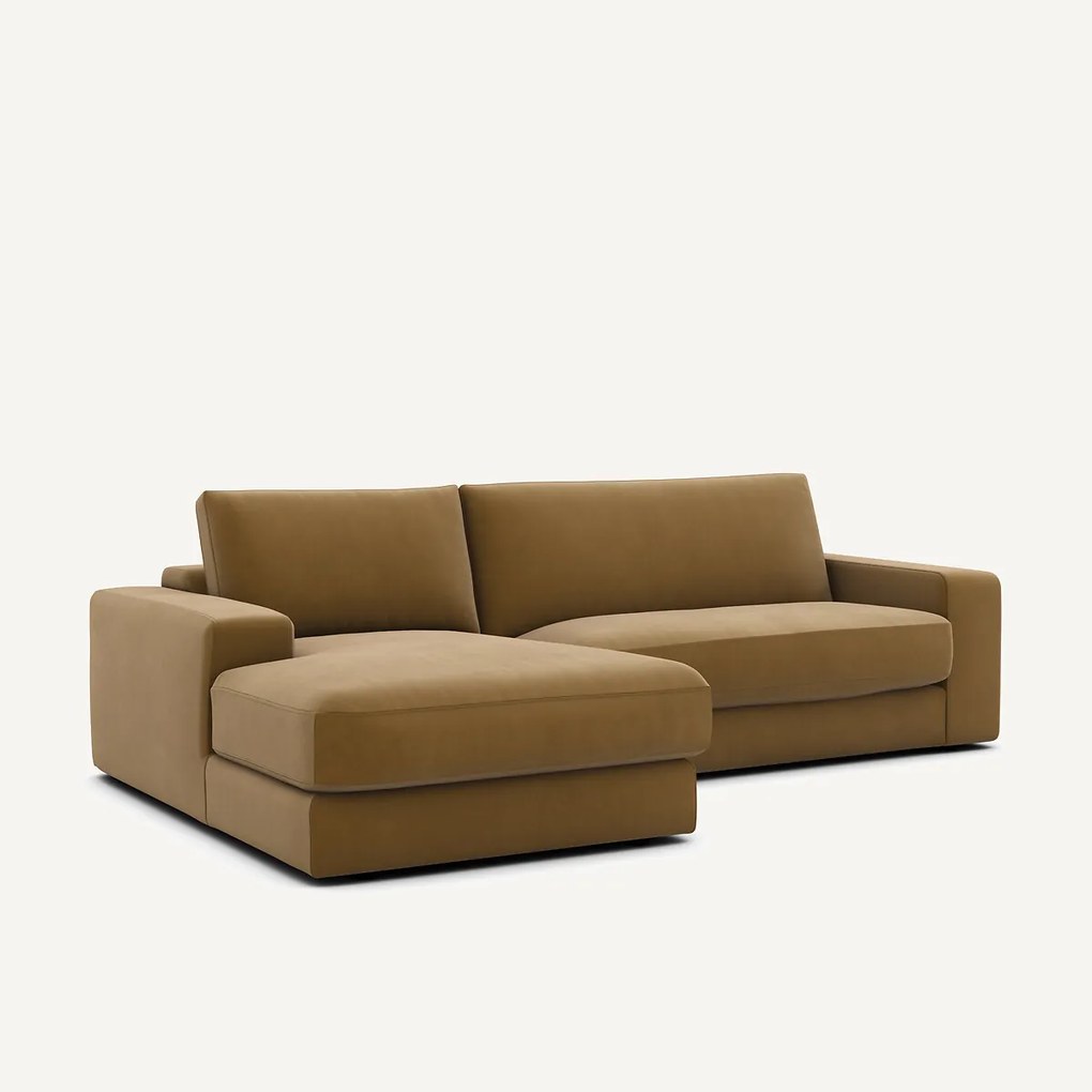 Linnen fluwelen hoekbank, SKANDER