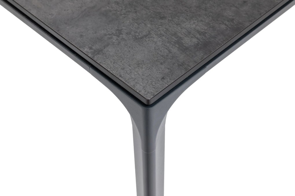 Tuinset 6 personen 220 cm Aluminium/textileen Grijs Lifestyle Garden Furniture Rome/Cesar