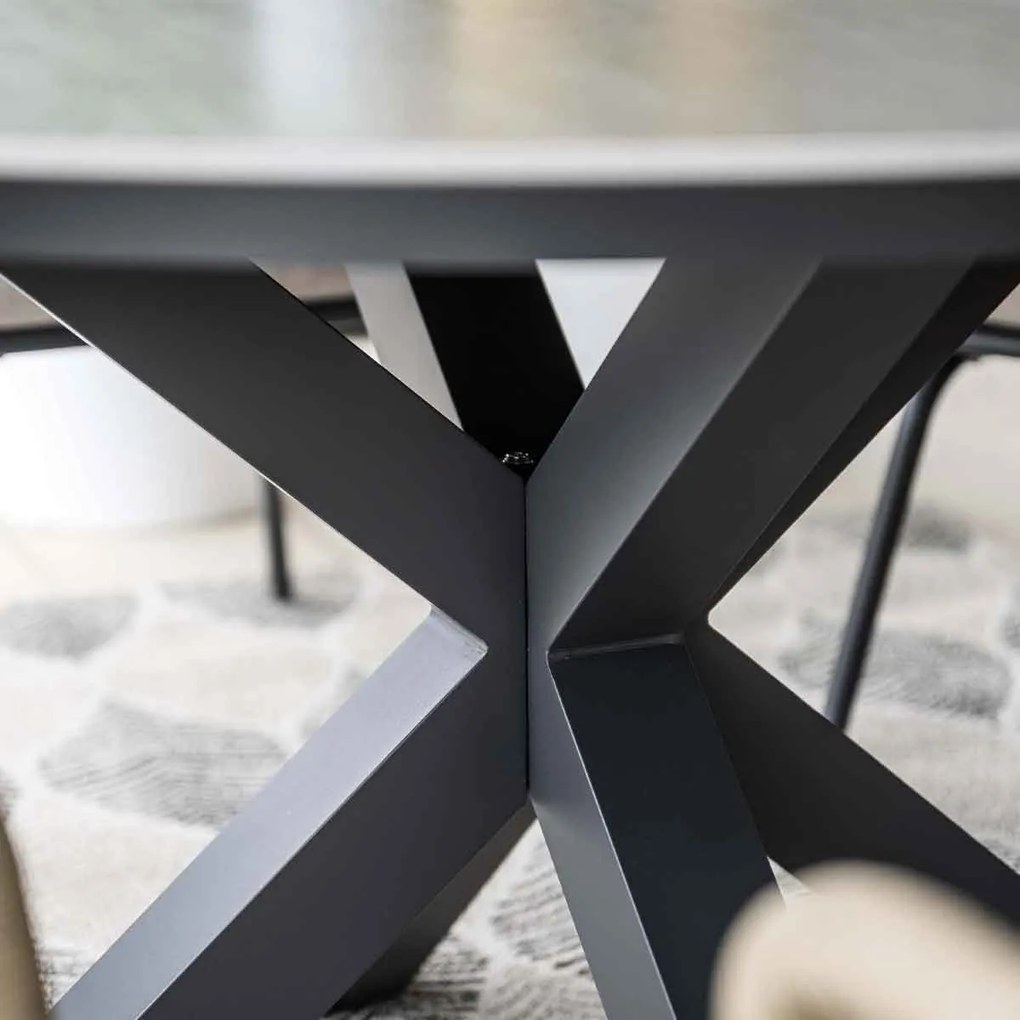 Garden Impressions Dane tuinset 6-delig - Duuk tuintafel Ø150 cm