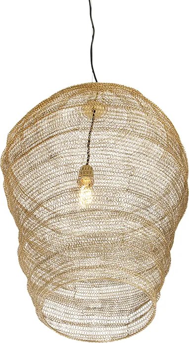 Oosterse hanglamp goud 70 cm - Nidum