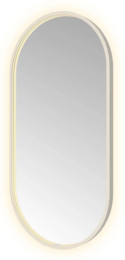 Hotbath &More Oval spiegel ovaal 50x100cm RVS