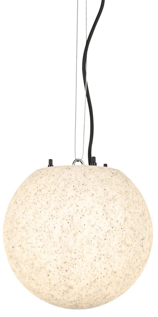 Smart buitenlamp met dimmer grijs 25 cm IP65 incl. Wifi A60 - Nura Modern E27 IP65 Buitenverlichting bol / globe / rond