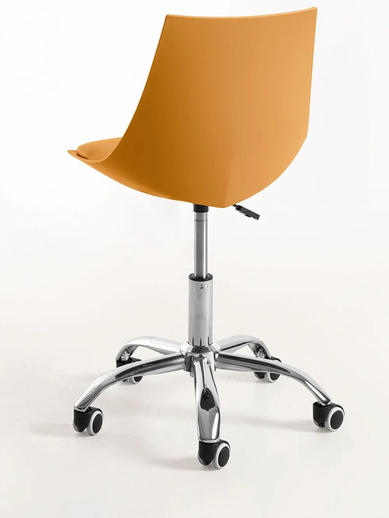 Set 4 Blok Bureaustoelen