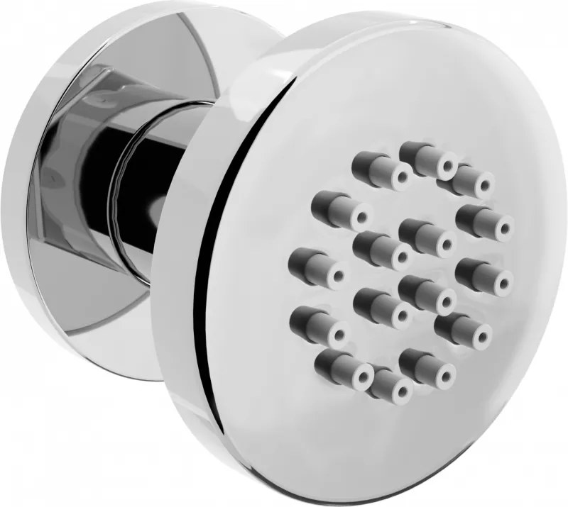 Mexen opbouw zij-sproeikop, chroom - 79361-00