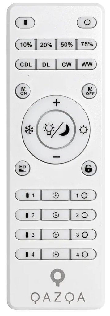 Modern railsysteem met 4 spots zwart 1-fase - Magnetic Zagaye
