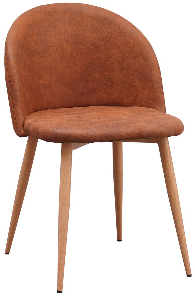 Vint kunstleren stoel