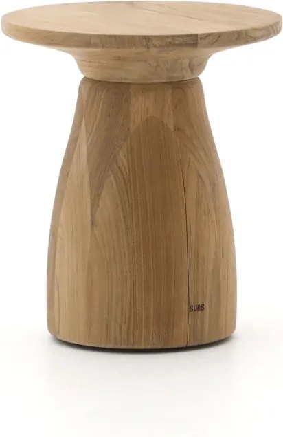 Loungetafel SUNS | Rond  | Tuintafel Teakhout | Ø40cm | Kees Smit Tuinmeubelen