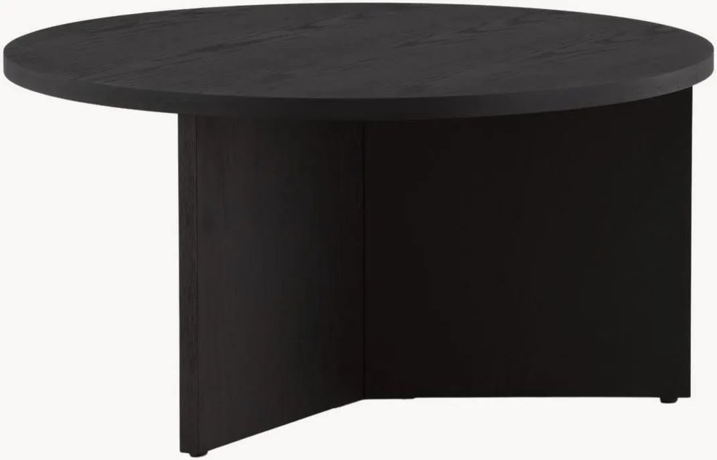 Ronde salontafel Saltö met houtlook, Ø 65 cm