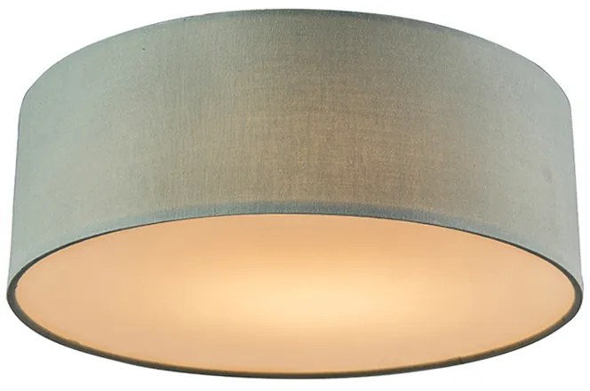 Plafondlamp groen 30 cm incl. LED - Drum LED