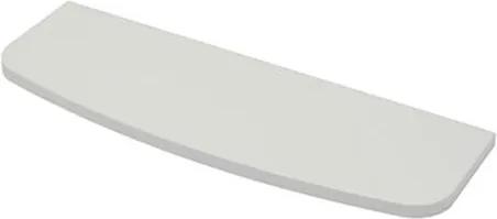 Wandplank afgerond 'XS2' warm wit 1,8 x 60 x 20 cm