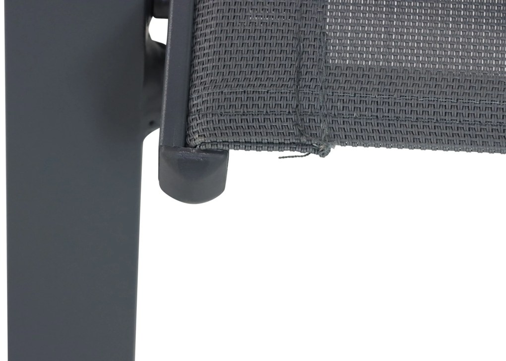 Tuinset 4 personen 180 cm Aluminium/textileen Grijs Domani Furniture Verde/Mateo