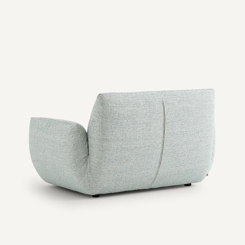 Fauteuil in canvas stof, Spogano