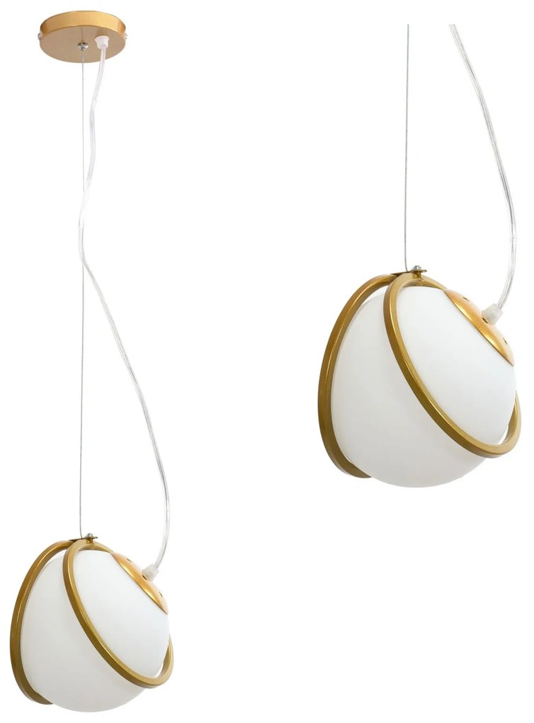 Hanglamp APP1088-1CP GOUD WIT