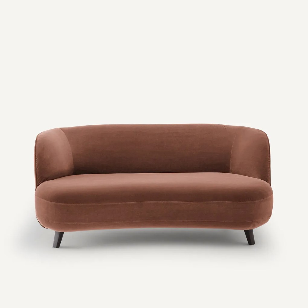 XS Sofa, in fluweel, ROSEBURY, ontwerp door Emmanuel Gallina